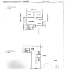 Planimetria 3 locali a Cormano