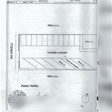 Planimetria 2 locali a Varedo